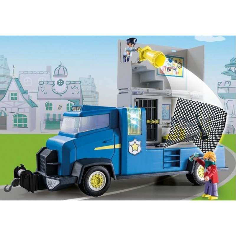 Playmobil duck on call camion de policia