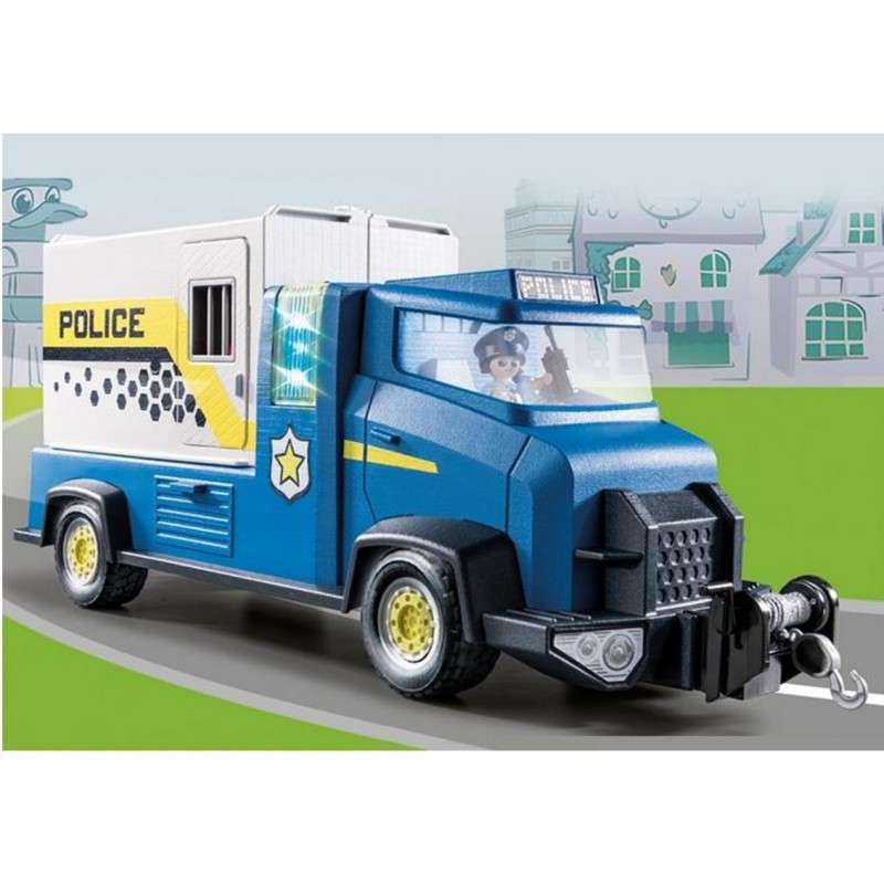 Playmobil duck on call camion de policia