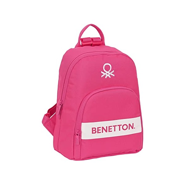 Mini Mochila Benetton Raspberry 25X13X30 Cm