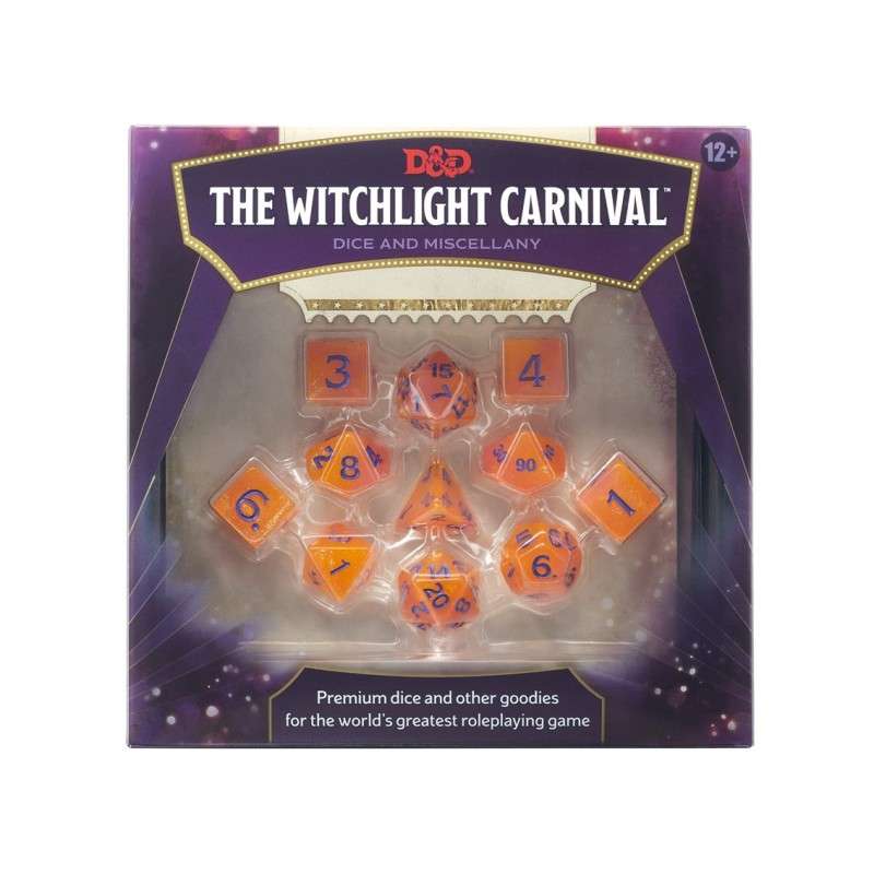 Juego de dados ultra pro witchlight carnival dungeons & dragons