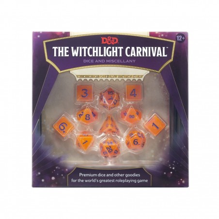 Juego de dados ultra pro witchlight carnival dungeons & dragons