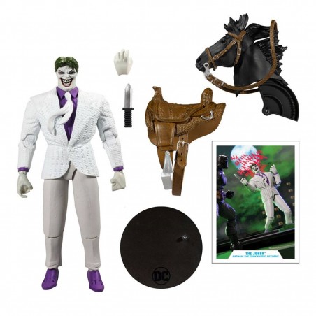 Figura mcfarlane toys dc multiverse batman build a the joker (batman: knight returns)