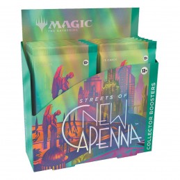 Juego de cartas wizards of the coast magic the gathering streets of new capenna caja de sobres de coleccionista (12) inglés