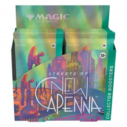Juego de cartas wizards of the coast magic the gathering streets of new capenna caja de sobres de coleccionista (12) inglés
