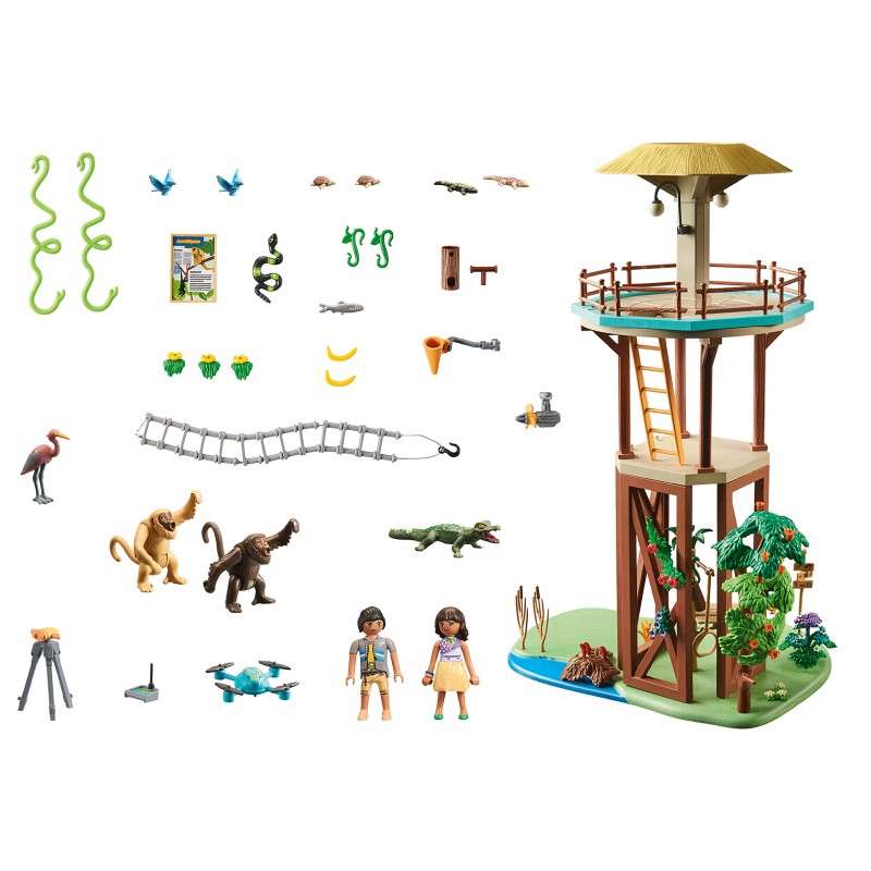 Playmobil wiltopia torre de investigacion con brujula