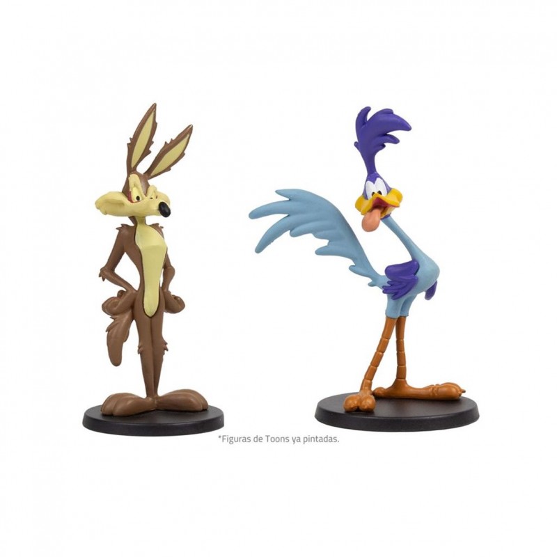 Juego de mesa looney tunes mayhem pack de 4 figuras pegi 10