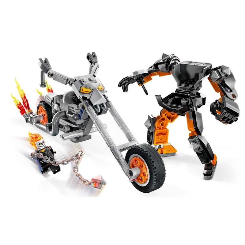 Lego marvel meca y moto del motorista