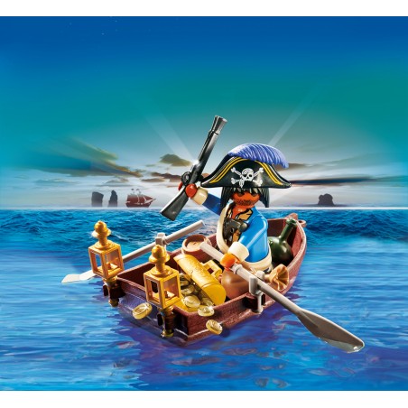 Playmobil huevo pirata con bote