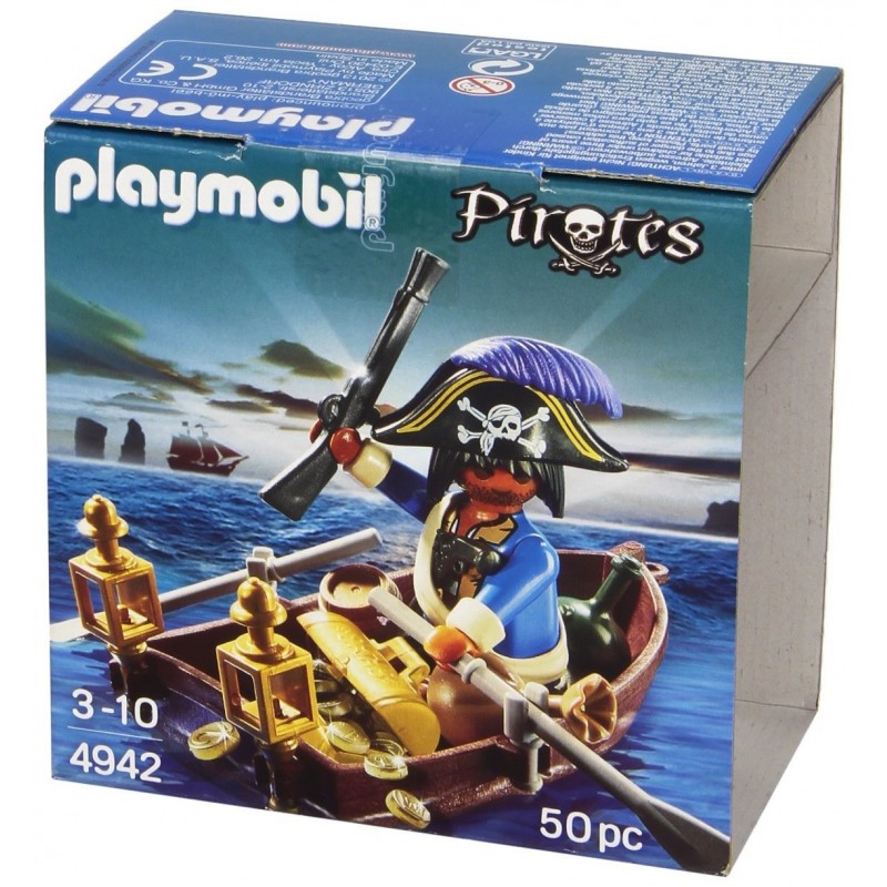 Playmobil huevo pirata con bote