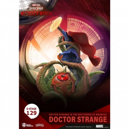 Figura beast kingdom dstage marvel doctor strange en el multiverso de la locura