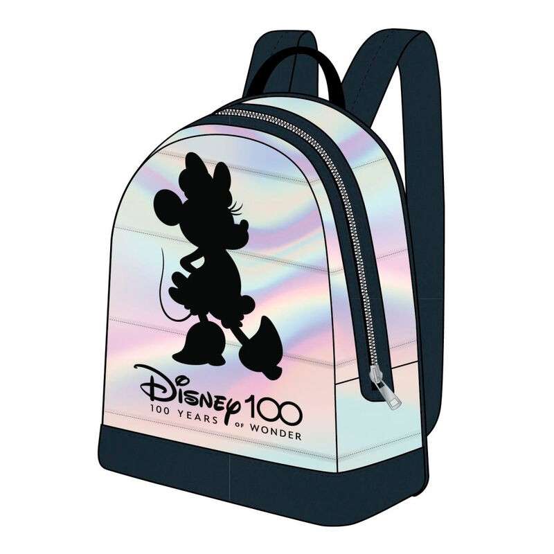 Mochila casual moda iridiscente disney 100