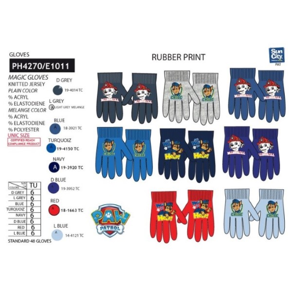 Guantes Patrulla Canina