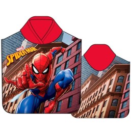 Poncho Toalla Spiderman Marvel Microfibra 50x110cm.