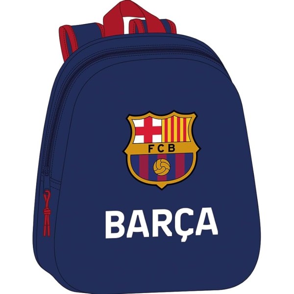 Mochila 3D F.C.Barcelona 27x10x33cm.