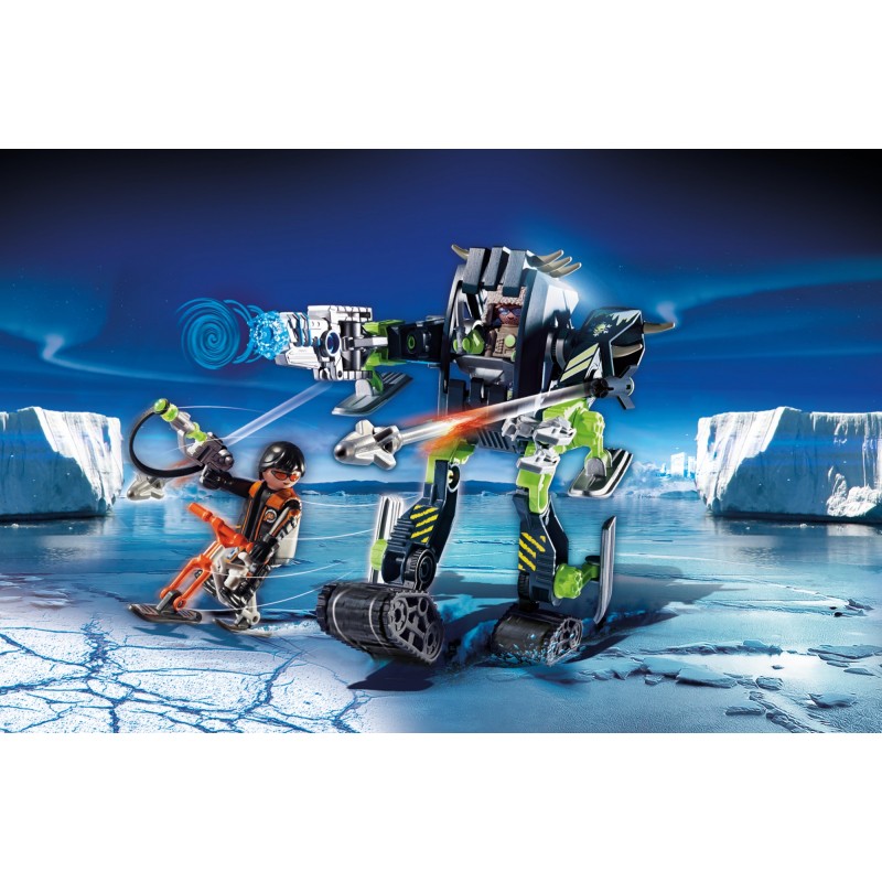 Playmobil espias rebeldes del artico robot de hielo