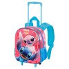 Mochila Trolley 3D Match Stitch Disney 31x26x11cm