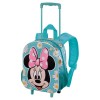 Mochila Trolley 3D Spring Minnie Disney 31x26x11cm