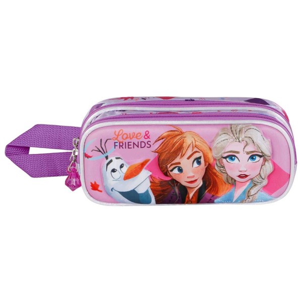 Portatodo 3D Friends Frozen 2 Disney doble 9,5x22x8cm