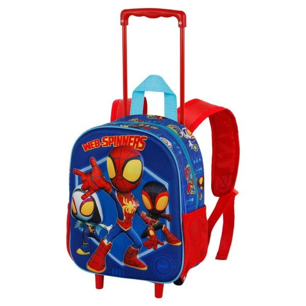 Trolley 3D Spinners Spidey Marvel 31x26x11cm