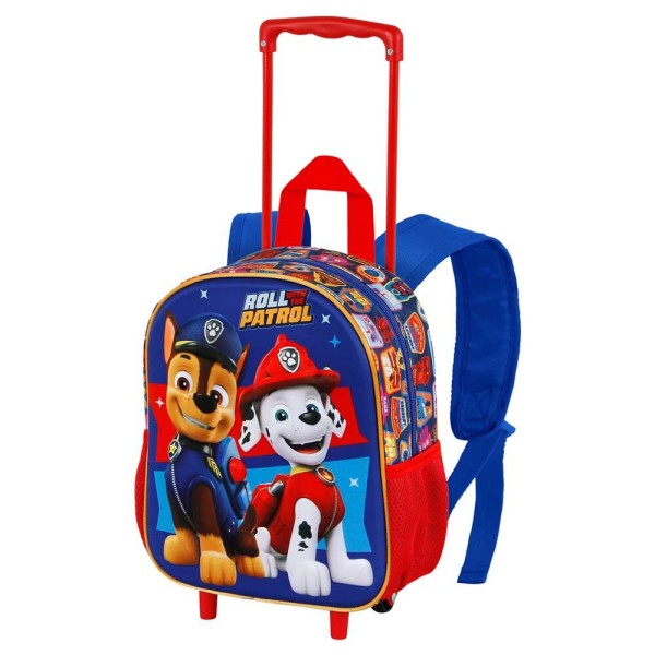 Mochila Trolley 3D Duty Patrulla Canina Paw Patrol 31x26x11cm