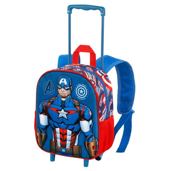 Trolley 3D First Capitan America Marvel 31x26x11cm