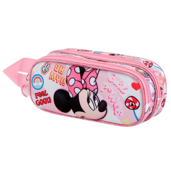 Portatodo 3D Power Minnie Disney doble 9,5x22x8cm