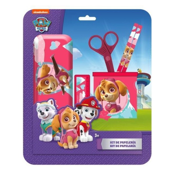 Set Papeleria Patrulla Canina Skye Estuche Metalico