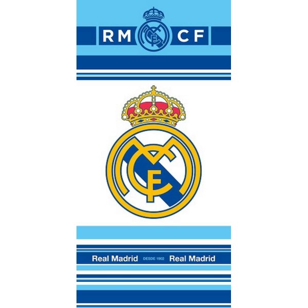 Toalla De Playa Real Madrid Microfibra 70x140cm.