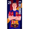 Toalla Microfibra F.C.Barcelona F. Dejong 70x140cm.