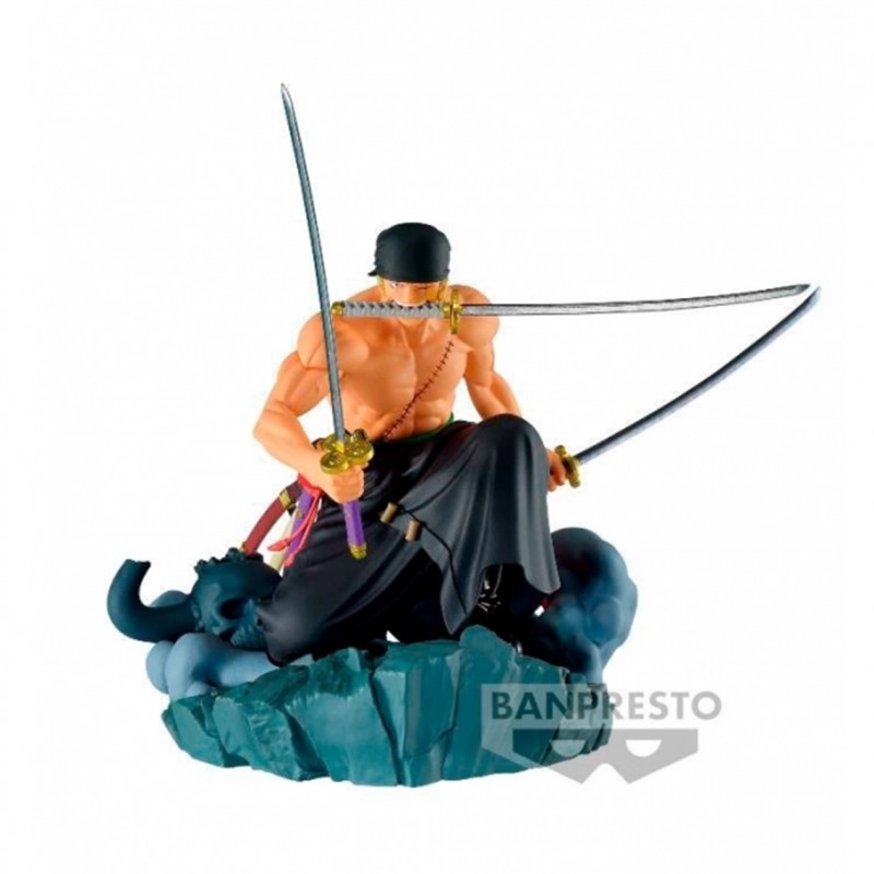 Figura banpresto one piece dioramatic rorona zoro the anime