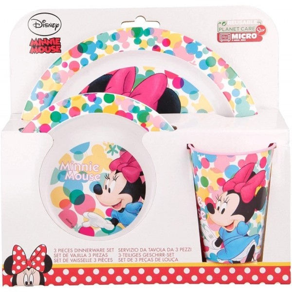 Set Micro 3 Piezas Minnie Disney