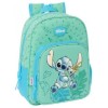 Mochila Infantil Adapt.Carro Stitch Aloha 26x11x34cm