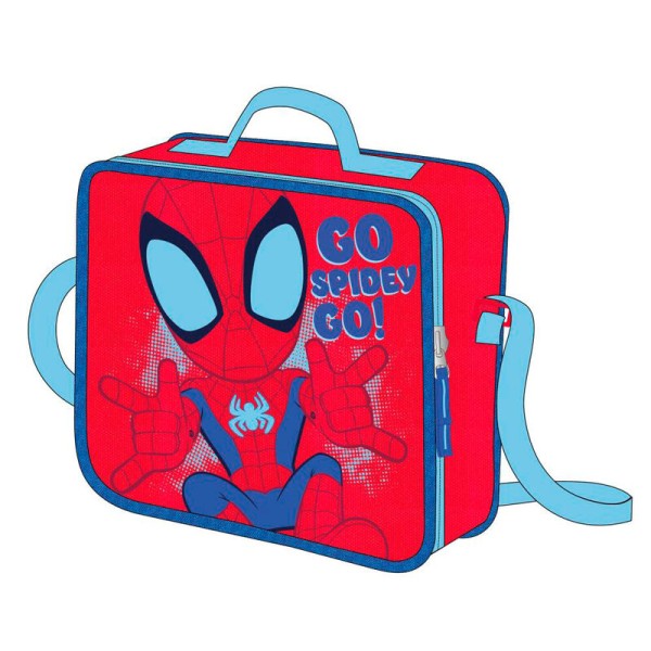 Bolsa portameriendas Spidey Marvel termico 21,5x19x8,5cm