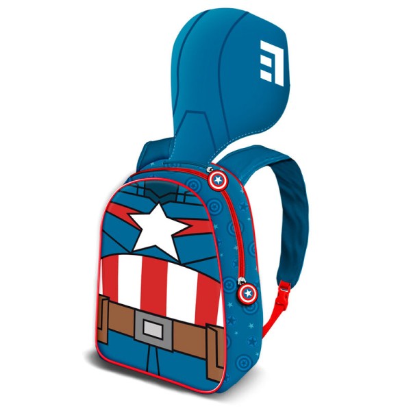 Mochila capucha Capitan America Marvel 31cm