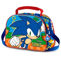 Bolsa Portameriendas 3D Team Sonic The Hedgehog 20x25,5x10cm