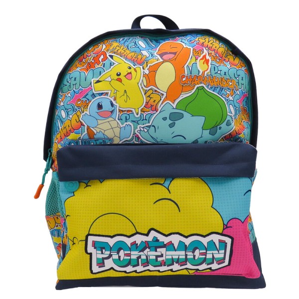 Mochila Urban Colors Pokemon Adaptable 30x15x40cm.