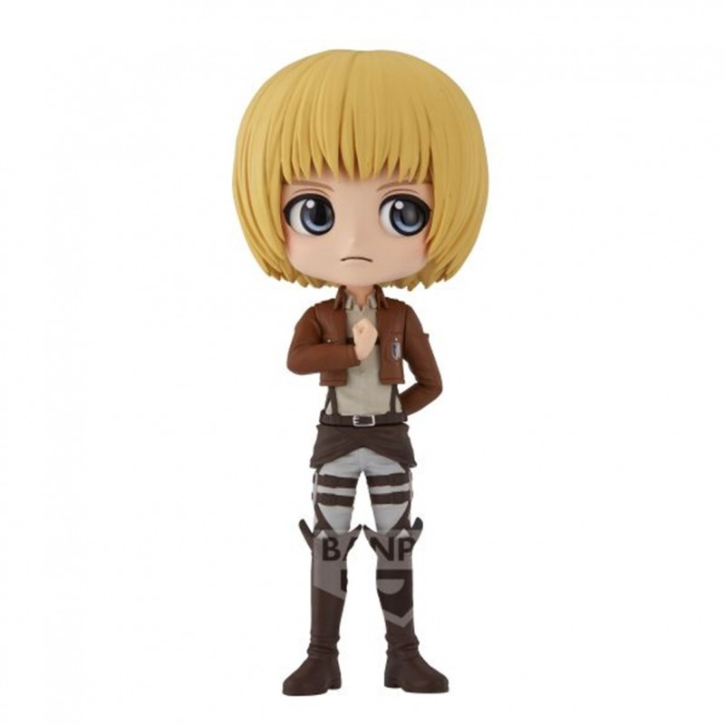 Figura banpresto q posket ataque a los titanes armin arlert 14cm