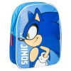 Mochila Aplicaciones Sonic 21,7x28x9cm.