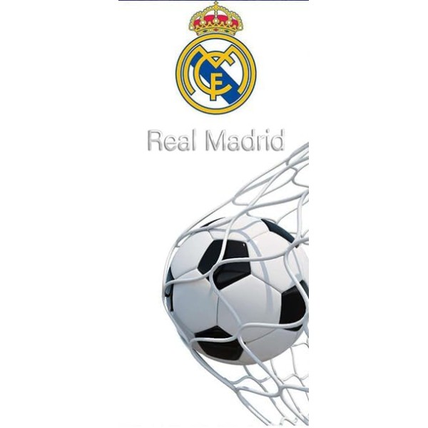 Toalla Playa Premium Real Madrid 75x150cm 100% Algodón (420 gr/m2