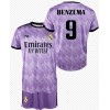 Conjunto Real Madrid Niño Camiseta y Pantalón Benzema T.4 Temporada 2022-23 Replica