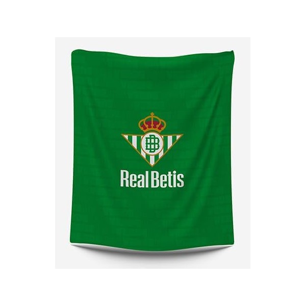 MANTA CORALINA REAL BETIS 120X150cm.