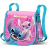 Bolso Muffin Con Solapa Stitch 16.5x16.5x6cm