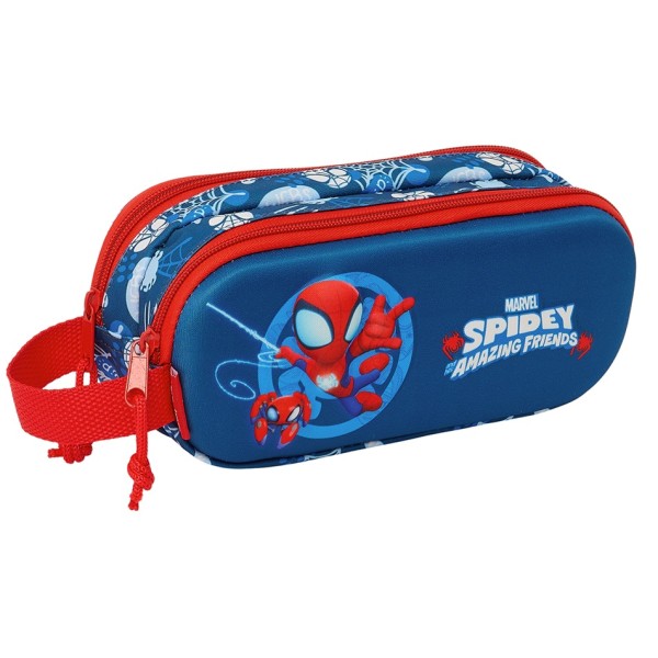 Portatodo Doble 3D Spidey 3D 21X6X8Cm