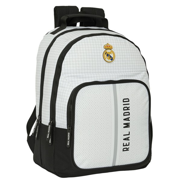 Mochila Doble Adapt.Carro Real Madrid 1ª Equip. 24/25 32X16X42Cm