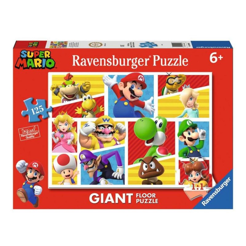 Puzzle ravensburger super mario 6+ 125 piezas