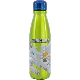 Botella Aluminio Minecraft Infantil 600 ml