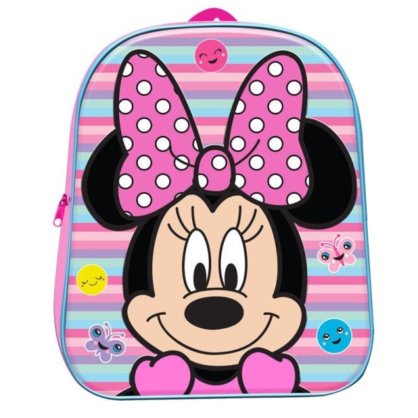 Mochila Bts Minnie 3D With Eva Shaped Front 31Cm