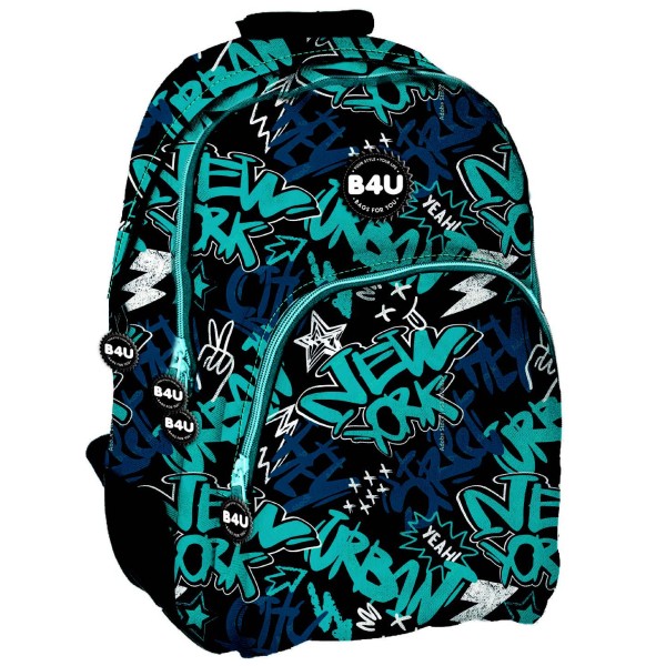 Mochila Gr. Cantoneras De Goma B4U Graff 41Cm