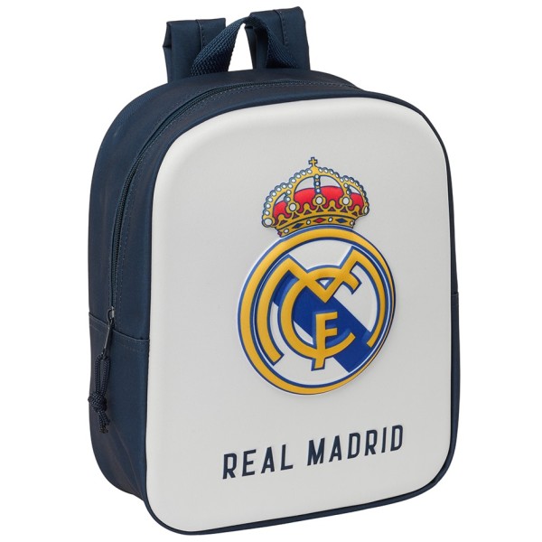 Mochila Guarderia 3D Bolsillo Red Real Madrid 22x10x27cm