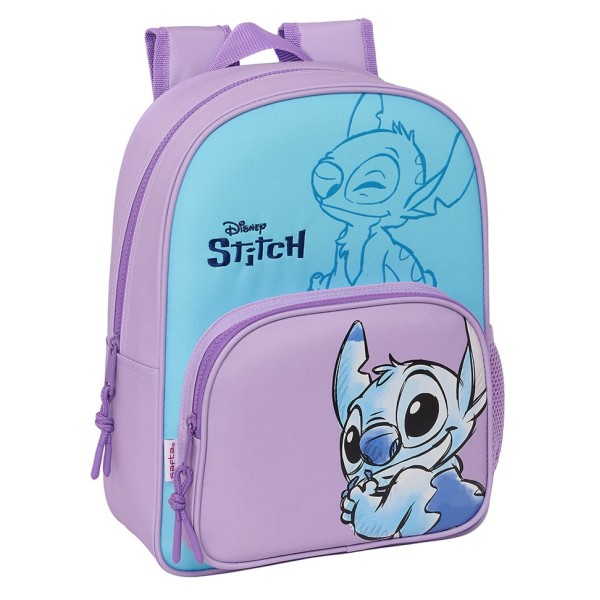 Mochila Infantil Adapt.Carro Stitch "Sweet" 26x11x34cm